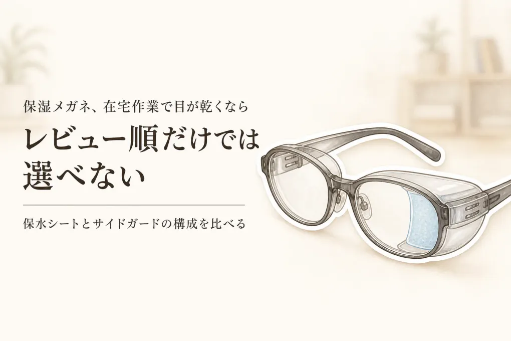 保湿メガネ ドライアイ人気ランキング｜楽天のレビュー数順で保水シート・サイドガードを比較